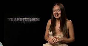 Laura Haddock couldn't stop laughing at Anthony Hopkins on the set of the new Transformers movie