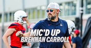 Coach Brennan Carroll Mic'd Up | Arizona Football