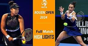 Naomi Osaka vs Martina Trevisan Highlights | Rouen Open 2024 | 4.17.2024