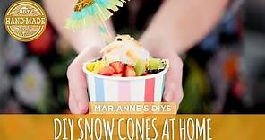 DIY Snow Cones at Home - HGTV Handmade