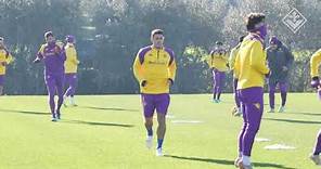 Davide Faraoni - primo allenamento al Rocco B.Commisso Viola Park con la Fiorentina