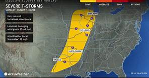 Tornadoes, damaging winds, and hard-hitting hail are possible across the central U.S. beginning Thursday 4/25. #severeweather #kansas #oklahoma #texas #missouri #kcmo #kansascity #okc #oklahomacity #weatherreport #fyp