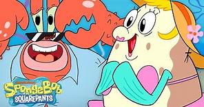 Mr. Krabs Becomes a Gym Bro 💪 w/ Larry the Lobster | "Buff or Puff" Full Scene | SpongeBob