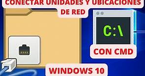 Cómo conectar una UNIDAD DE RED con CMD en Windows 10