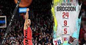 Malcolm Brogdon Highlights (24 PTS) | Trail Blazers vs. 76ers | Jan. 29