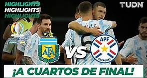 Highlights | Argentina vs Paraguay | Copa América 2021 | Grupo A-J3 | TUDN
