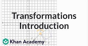 Introduction to transformations | Transformations | Geometry | Khan Academy