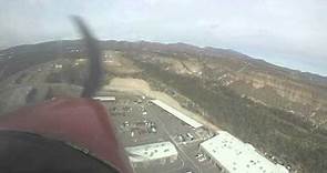 Landing Los Alamos Airport, New Mexco