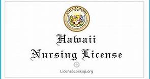 Hawaii Nursing License - What You need to get started #license #Hawaii