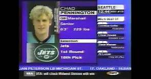Jets Select QB Chad Pennington (2000 NFL Draft)