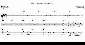 Sway - Michael Bublé 2003 (Alto Sax Eb) [Sheet music]