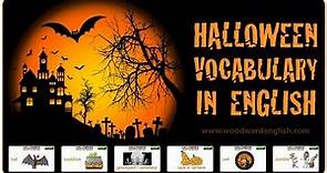 Halloween Vocabulary in English - Learn Halloween Words