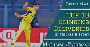 Top 10 Matheesha Pathirana Slinging Deliveries In Cricket History | Little Lasith Malinga