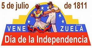 5 de julio de 1811 🇻🇪 Día de la INDEPENDENCIA DE VENEZUELA ✍️ Firma del Acta 📜 🥳🎆👏
