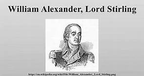 William Alexander, Lord Stirling