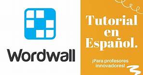 Wordwall, Tutorial en Español, herramienta de creación de contenidos, para docentes innovadores.