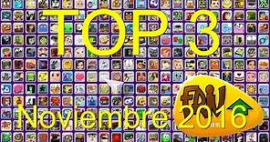 TOP 3 Mejores Juegos FRIV.com de NOVIEMBRE 2016