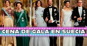 Todas las imágenes de la cena de gala en Suecia: de la Reina Mary de Dinamarca a la Reina Silvia.