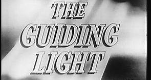 The Guiding Light 1953. CBS Network. Soap opera sponsored by Crisco and Ivory Soap.