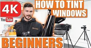 How To Tint Windows - Window Tinting For Beginners - Learn To Tint Windows - Tint Training Classes
