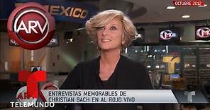 Revivimos una emotiva entrevista con Christian Bach | Al Rojo Vivo | Telemundo
