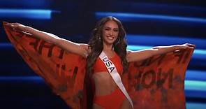 Miss USA R’Bonney Gabriel Makes a Fashion Statement at Miss Universe 2023 Swimsuit Competition