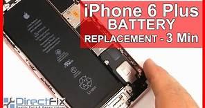 How to iPhone 6 Plus Battery Replacement done in 3 minutes