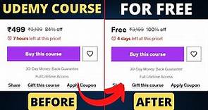 How to get PAID Udemy courses for FREE with CERTIFICATE | Free courses