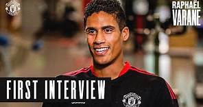 "I'll do everything possible to win trophies" | Raphael Varane's first Manchester United Interview