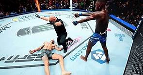 UFC Pereira VS Adesanya 2 Full Fight Brutal KO'S - MMA Fighter