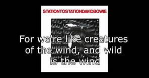 Wild Is The Wind | David Bowie + Lyrics