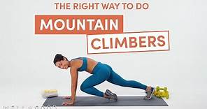 How to Do Mountain Climbers | The Right Way | Well+Good