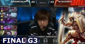 SSG vs SKT | Game 3 Grand Finals S7 LoL Worlds 2017 | Samsung Galaxy vs SK Telecom T1 G3