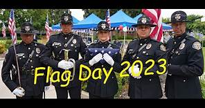 Gardena Flag Day 2023 - GPD Honor Guard Raising of the Flag