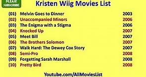 Kristen Wiig Movies List