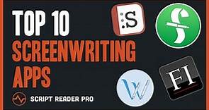 10 Best Screenwriting Apps for Writing Scripts On-The-Go | Script Reader Pro