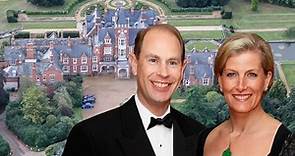 Prince Edward and Sophie Wessex arrive at St George’s chapel