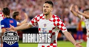 Netherlands vs. Croatia Highlights | UEFA Nations League Semifinals | FOX SOCCER
