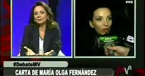 María Olga Fernández explica qué le motivó expresar su disconformidad por la TV abierta