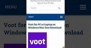 Voot for PC or Laptop on Windows/Mac free Download