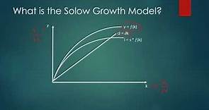 Introduction to the Solow Growth Model (ep. 1)
