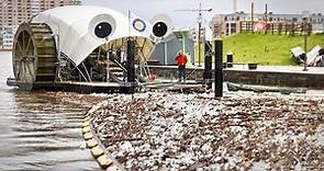 Mr. Trash Wheel gobbles garbage all the live-long day