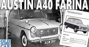 The AUSTIN A40 FARINA Mk1 & Mk2