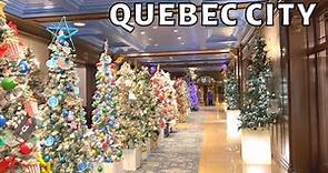 ✨Old Quebec City Christmas Walk✨Château Frontenac to Le Petit Champlain in December 2022