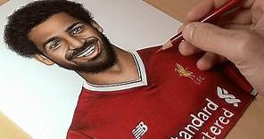 Drawing Mohamed Salah - Liverpool