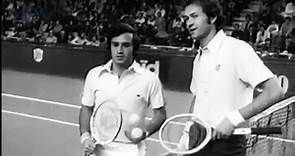 1976 Barcelona WCT Championship Tennis - Eddie Dibbs winner vs Cliff Drysdale