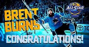 Brent Burns Named to 2018 NHL All-Star Game