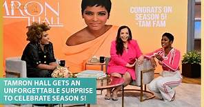 Tamron Hall Gets An Unforgettable Surprise To Celebrate Season 5!