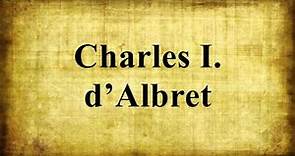 Charles I. d’Albret