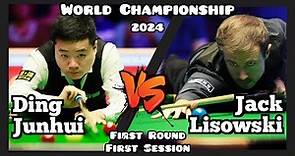 Ding Junhui vs Jack Lisowski - World Championship Snooker 2024 - First Round - First Session Live
